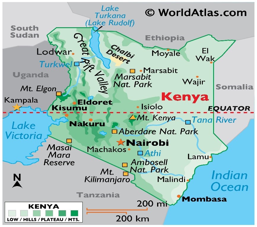 Kenyan Map