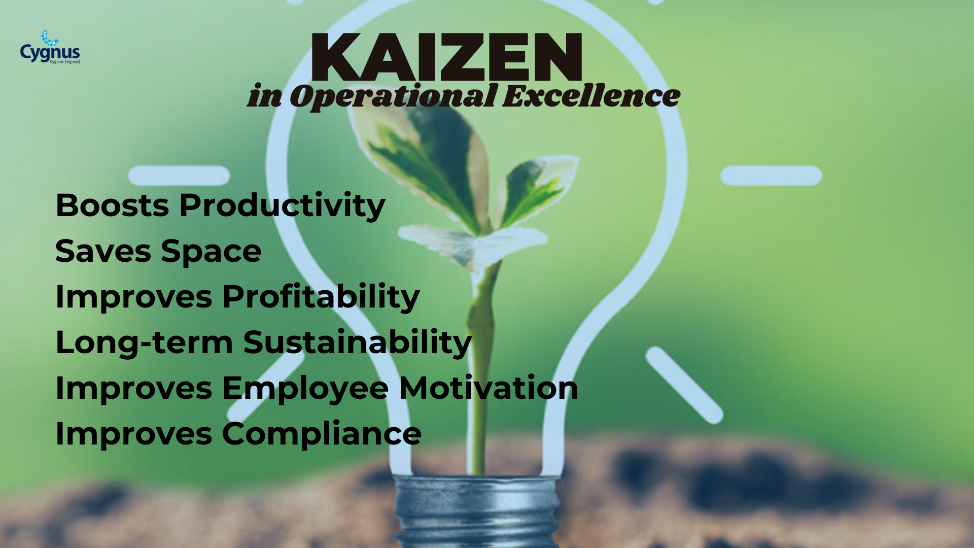 Benefits of kaizen